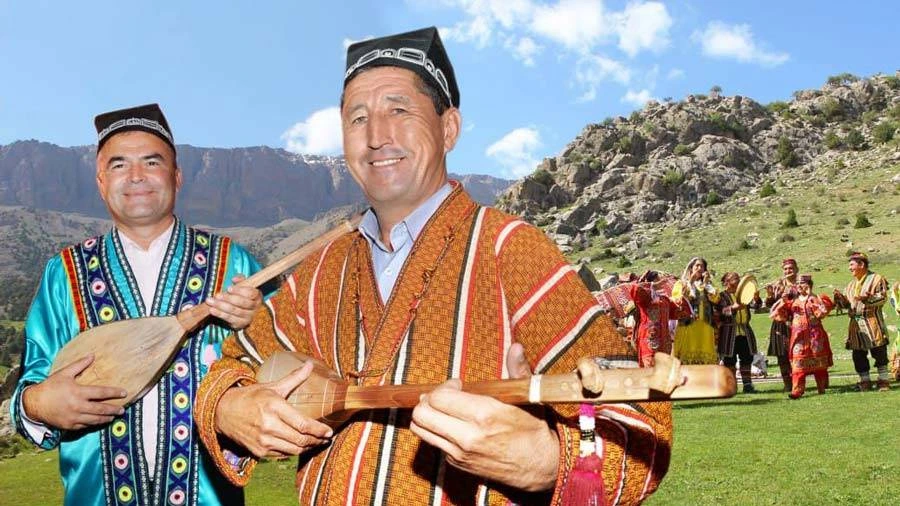 Música tradicional de Uzbekistán: instrumentos como dutar, tanbur y rubab