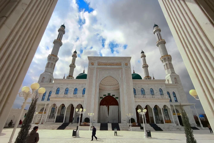 Historic Islamic complex in Bukhara, Uzbekistan
