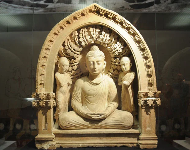 Buddhist ruins in the Termez area, southern Uzbekistan