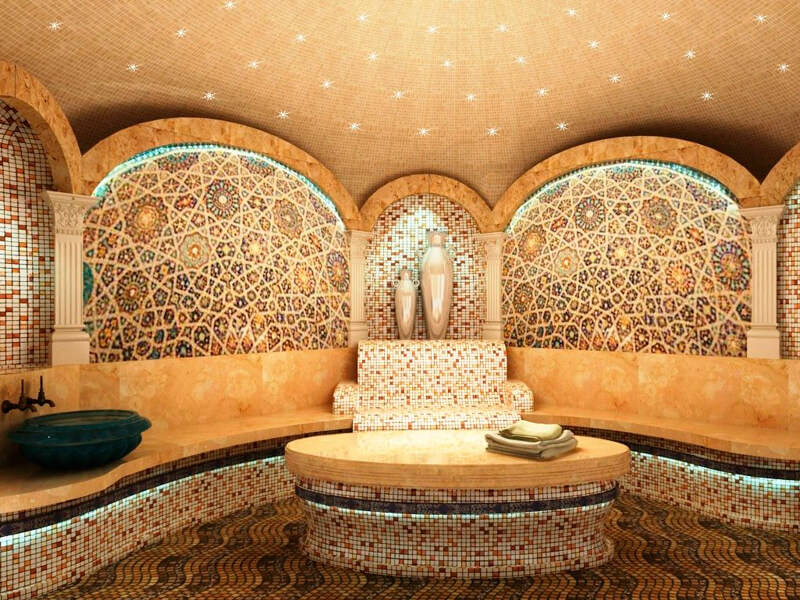 Traditional oriental spa in Uzbekistan